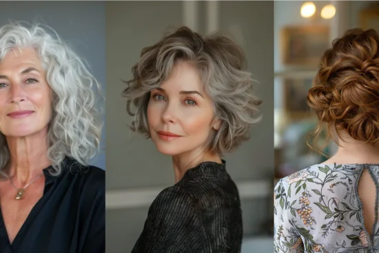 Curly Bob Hairstyles for Older Women with Effortless Grace