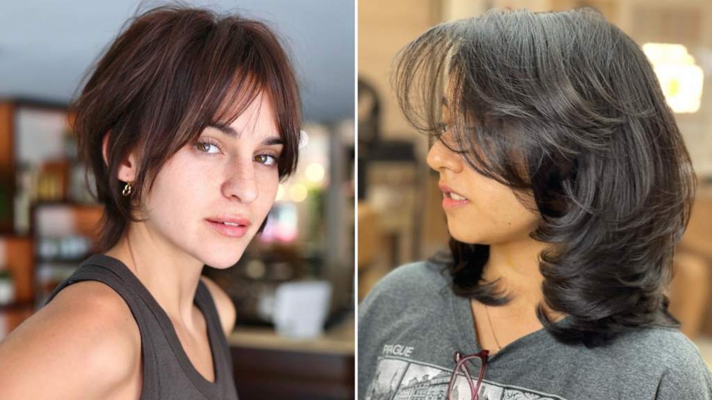 Short Feathered Crop with Fringe