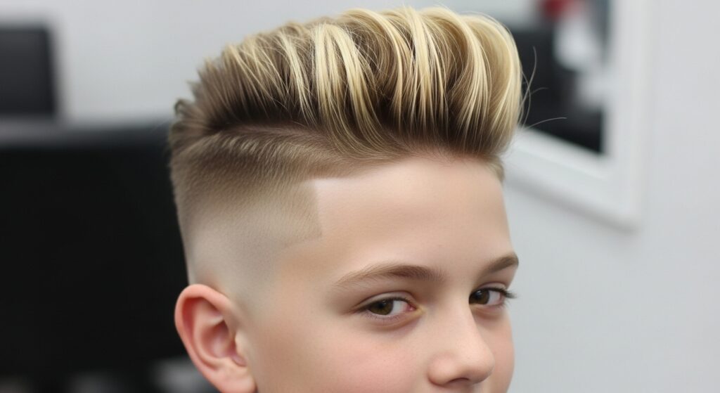 Blonde Faux Hawk