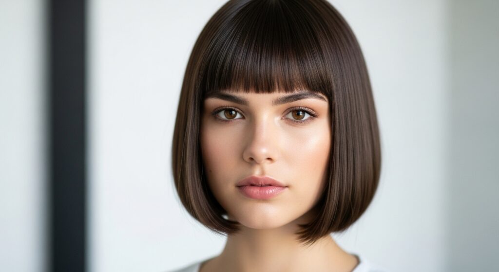 Bob and Straight Bangs