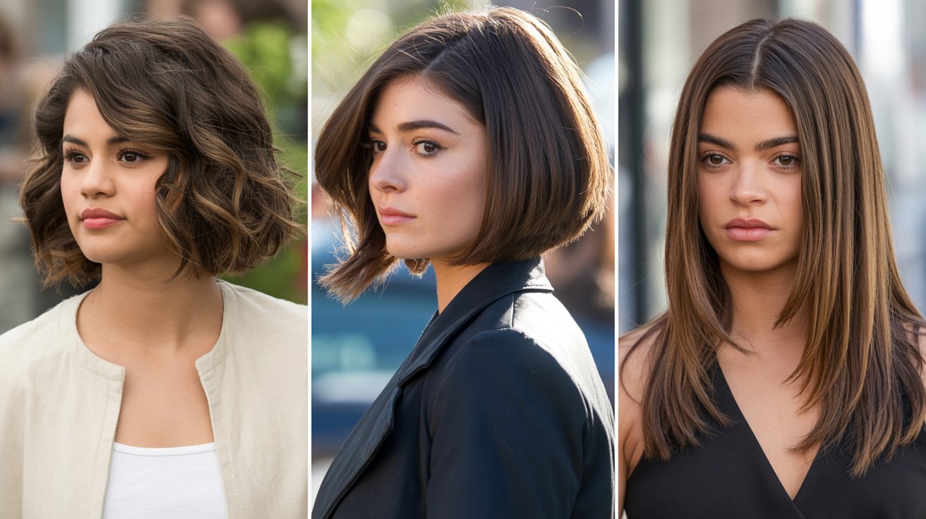 Celebrity Hairstyles That Flatter Round Faces