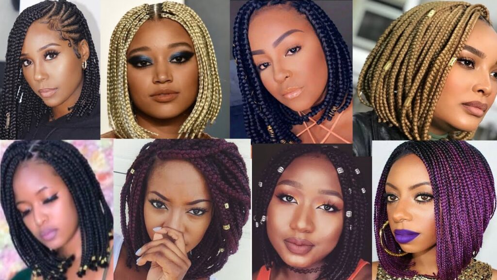 Chic Short Pirate Hairstyle Bob with Braided Details