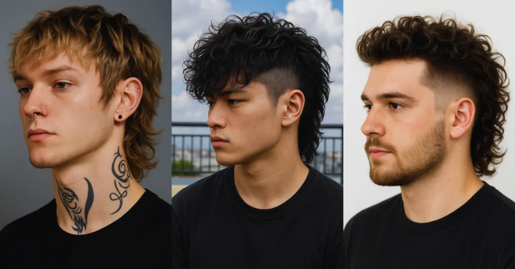  Classic Mullet Fade: Balanced and Versatile
