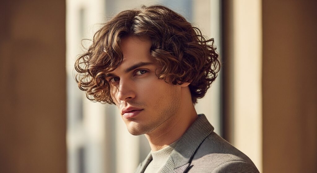 Curly Bob for Men