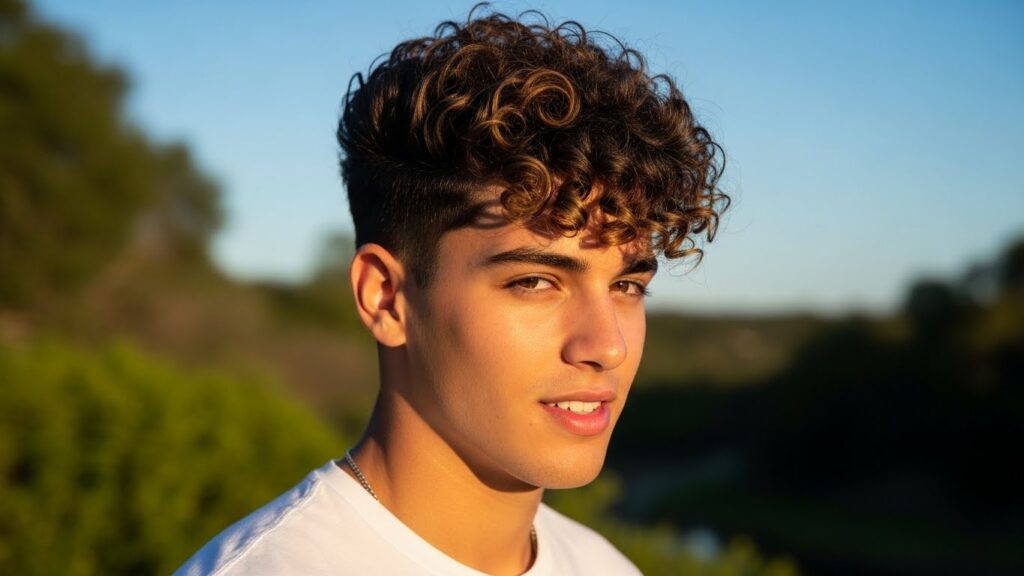 Curly Flow Hairstyle