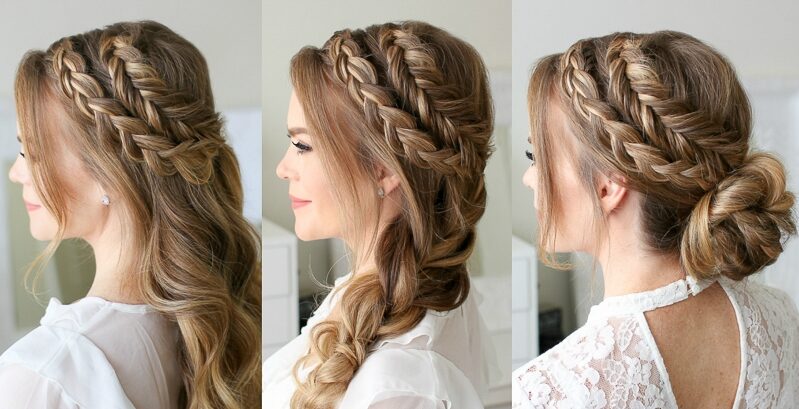 Double Fishtail Braids