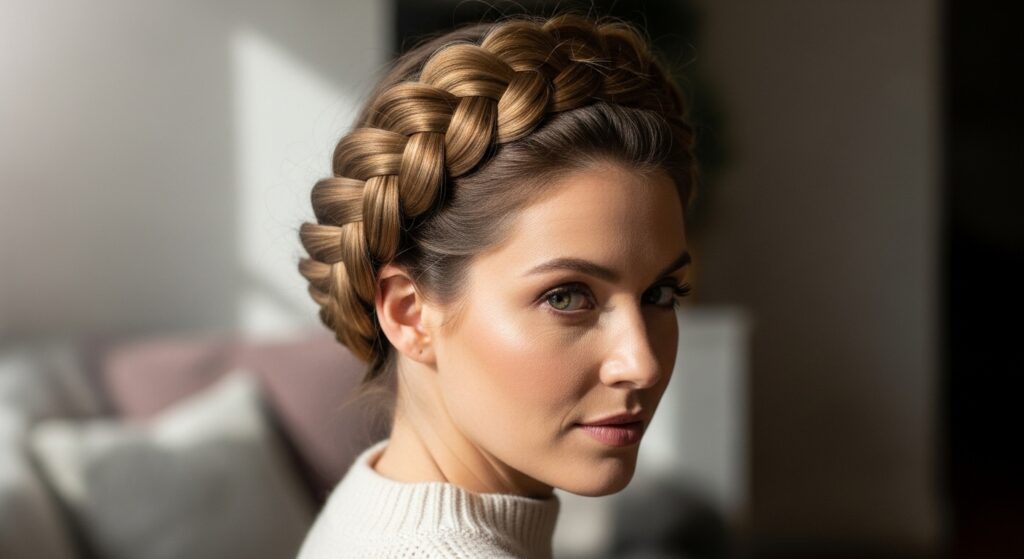Dutch Braid Crown