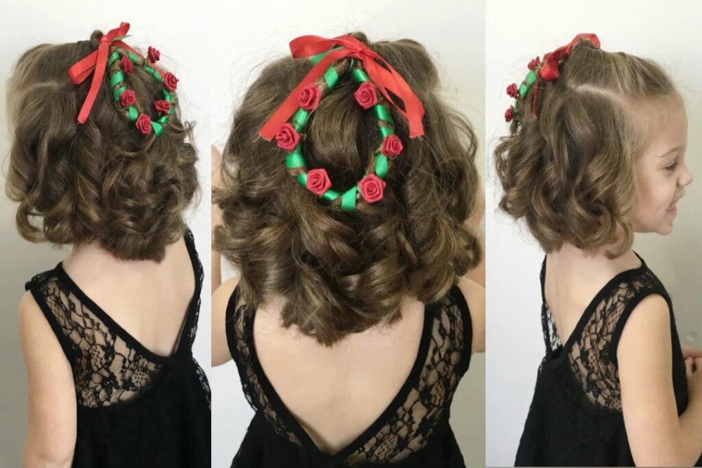 Festive Wreath Braids
