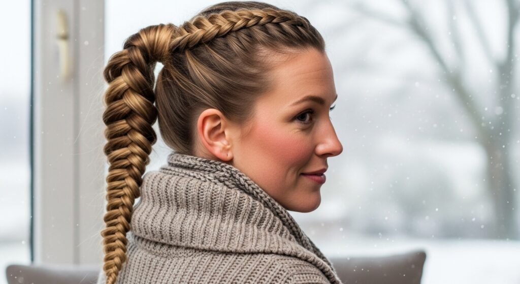 Fishtail Braid Ponytail