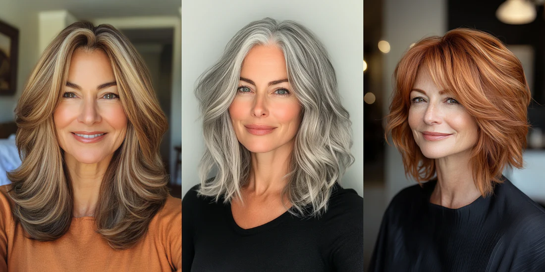 27 Layered Hairstyles That Make Older Women Look Younger
