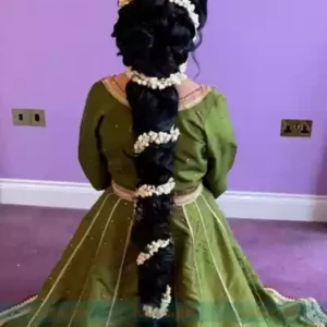 Floral Accessorized Ponytail