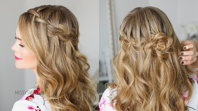 Floral Braid Waterfall