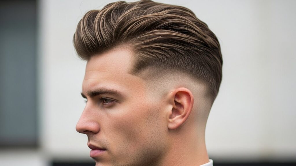 Flow Hairstyle with Faded Sides
