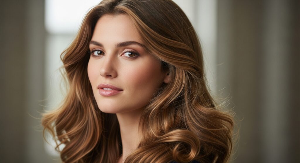 Frieda Pinto Long Tousled Waves with Curls