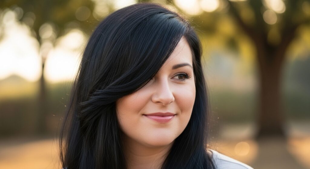 Hayley Kiyoko Long Mid-Side Part