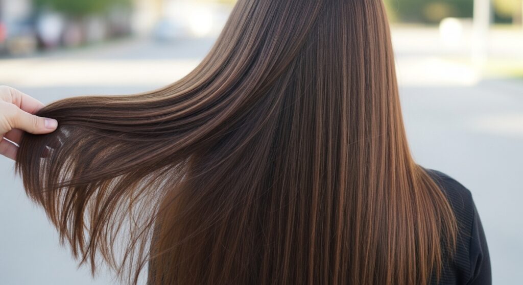 Long Straight Hair (Blunt Cut)