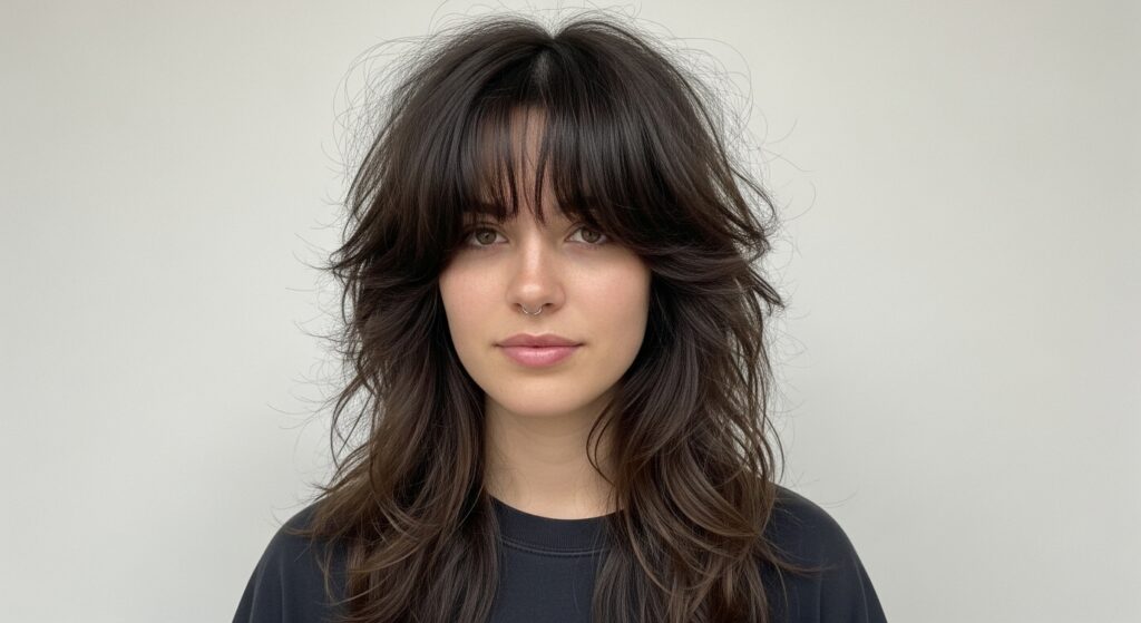  Layered Shag with Bangs