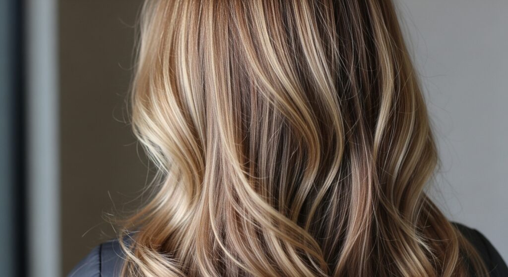  Highlighted Long Hair