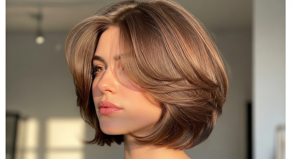 Choppy Bob with Face-Framing Layers