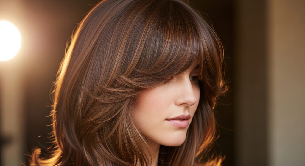 Layers with Full Bangs