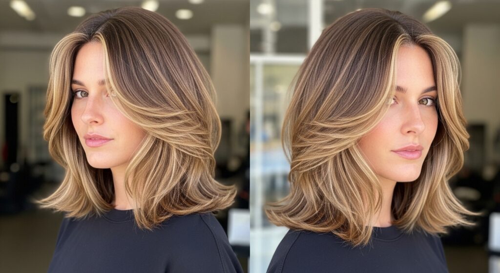Long Bob (Lob) with Subtle Layers