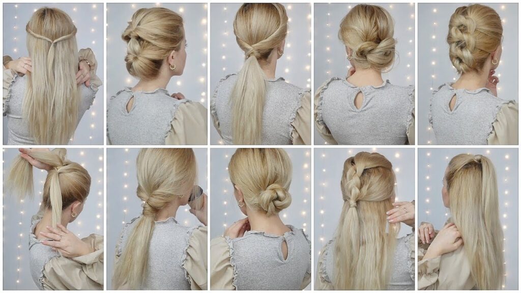  Low Braided Ponytail