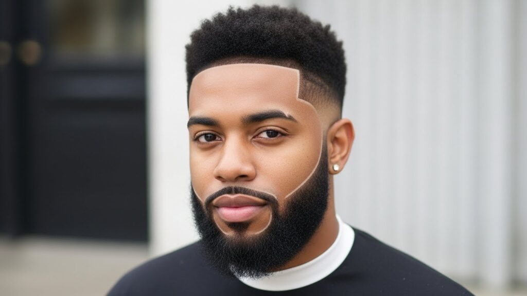 Low Taper Fade with Beard Combo