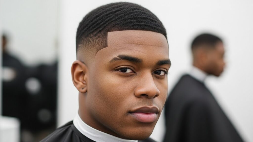 Low Taper Fade with Buzz Cut
