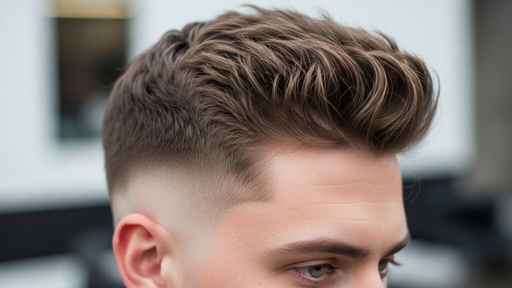 Low Taper Fade with Textured Crop