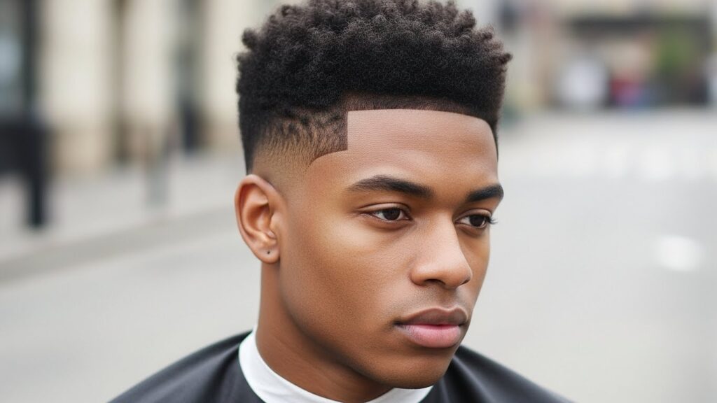 Low Taper Fade with Textured Top