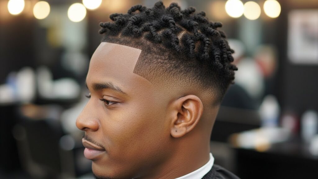 Low Taper Fade with Twists