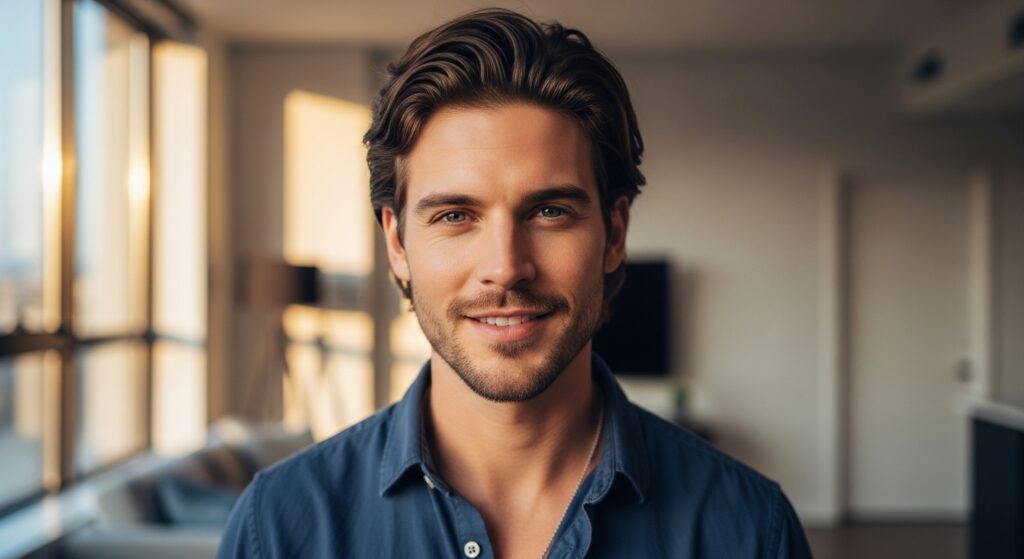 Medium Length Side Part