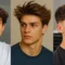 Modern Teen Boy Haircuts Featuring the Middle Part Trend
