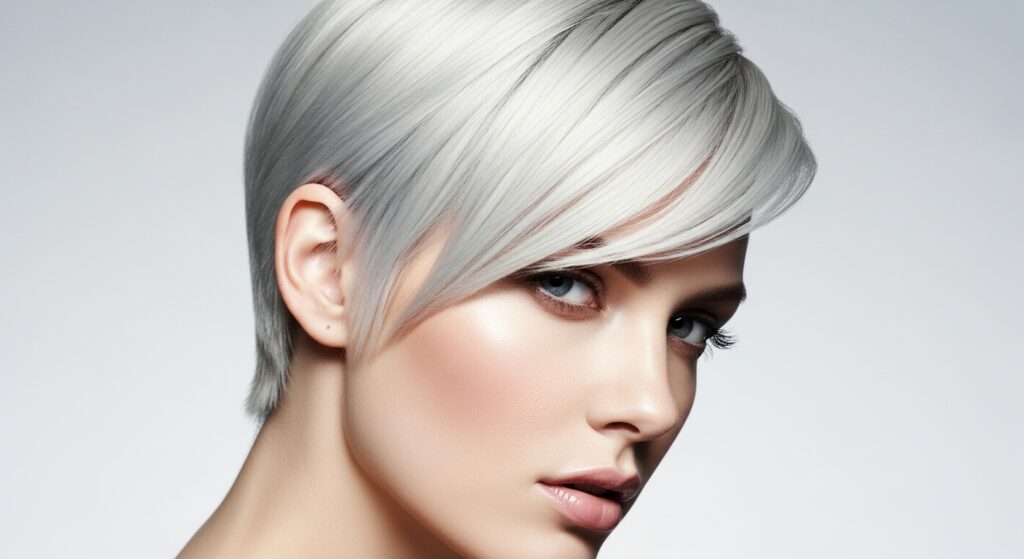 Platinum Pixie Cut