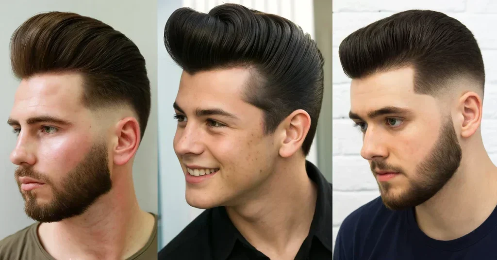 Pompadour Haircut for Short Hair