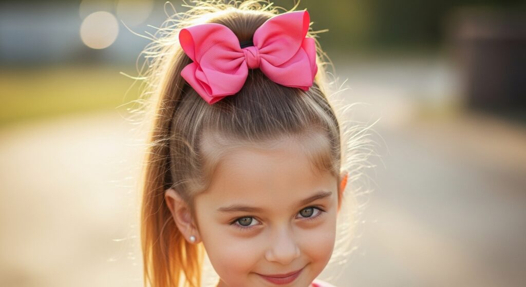 Ponytail With Bow