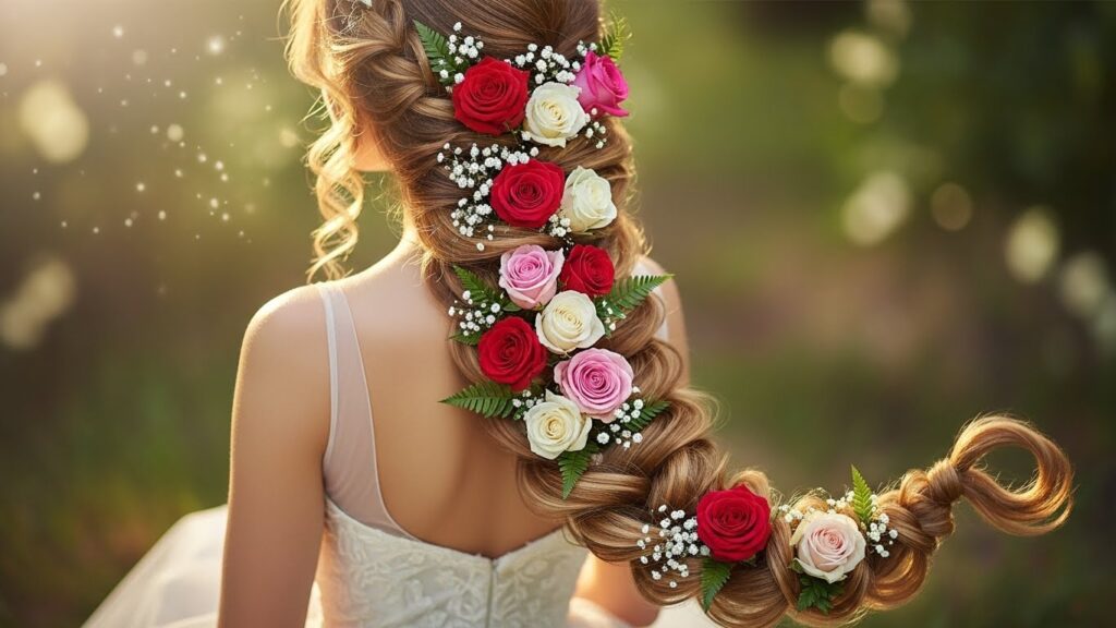 Romantic Flower Braid