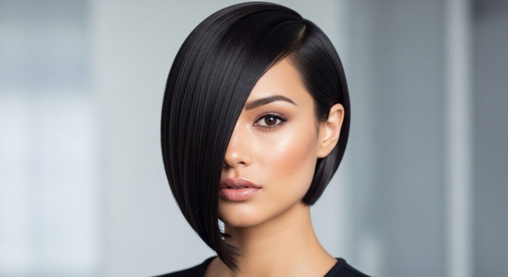 Sarah Hyland Asymmetrical Inverted Bob