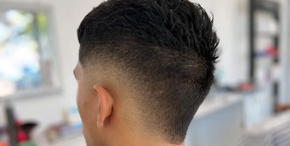 Sharp Mid Fade Mohawk