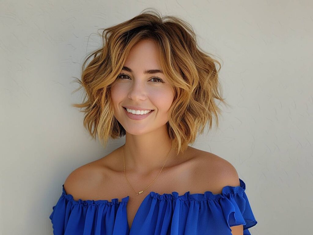 Short Pirate Hairstyle Bob with Waves