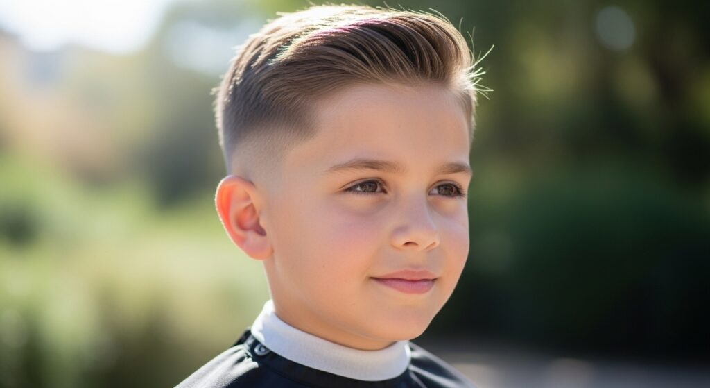 Short Tapered Hairstyle