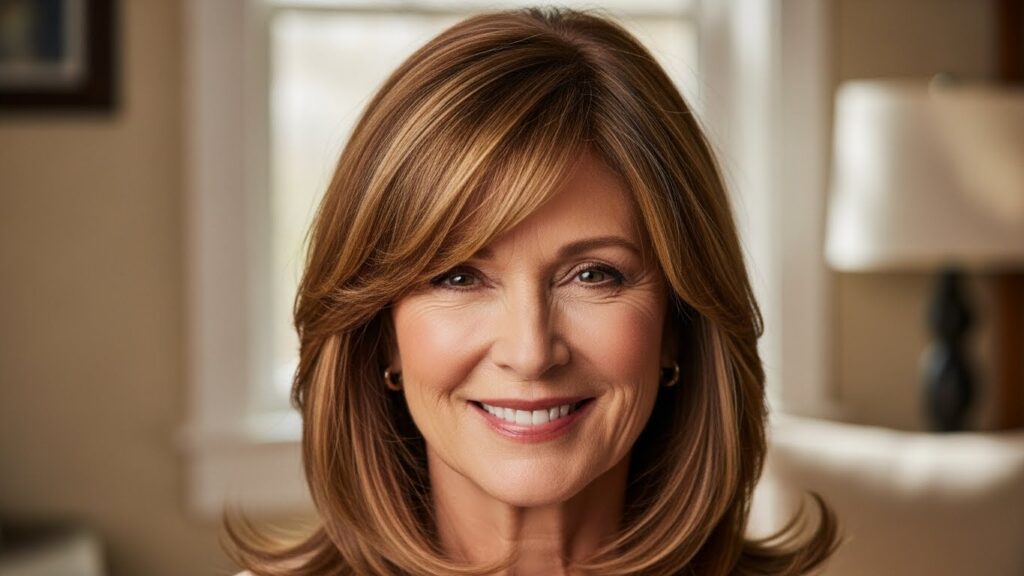 Side-Swept Bangs with Soft Layers