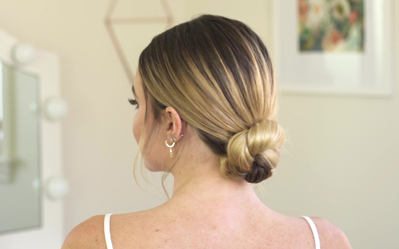 Sleek Low Bun