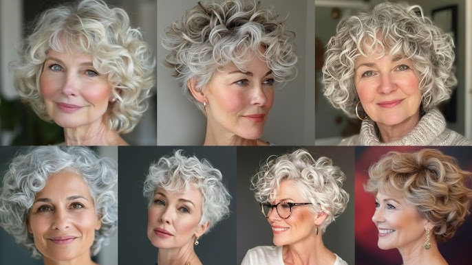 Soft Layered Curly Pixie Bob