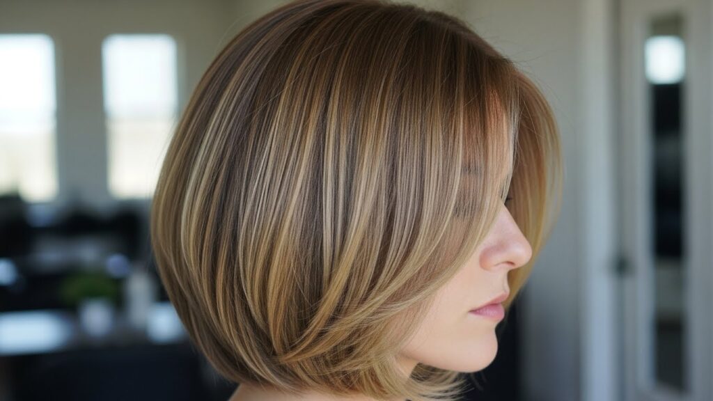 Soft Layered Lob with Glossy Finish