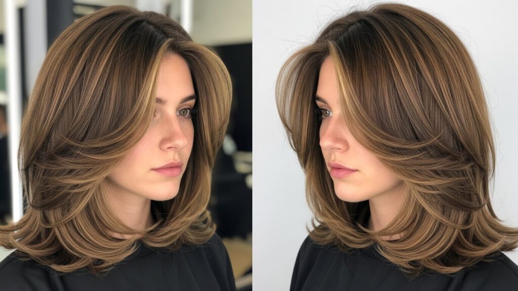 Soft Layered Lob with Undercut