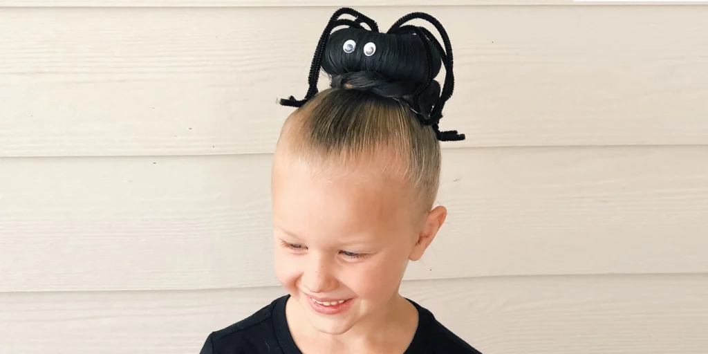 Spiderweb Bun Style