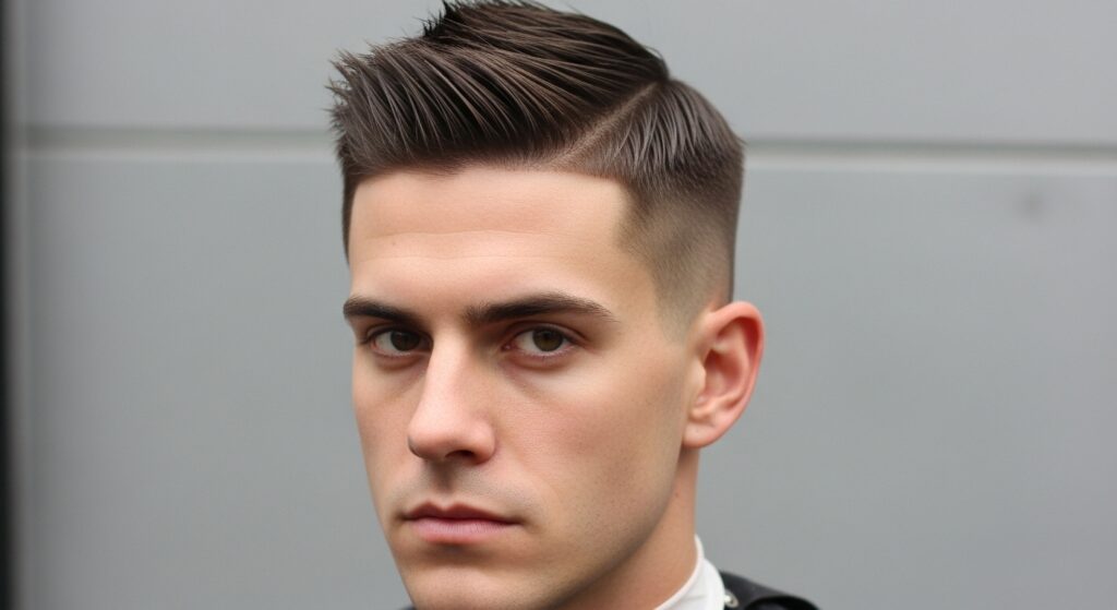 Spiky Haircut (Military Style)