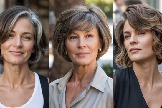 Stylish Choppy Bob Cuts That Flatter Women 50 and Older