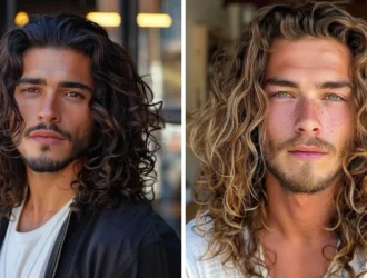 Stylish Long Curly Haircuts for Men Effortless & Bold Styles